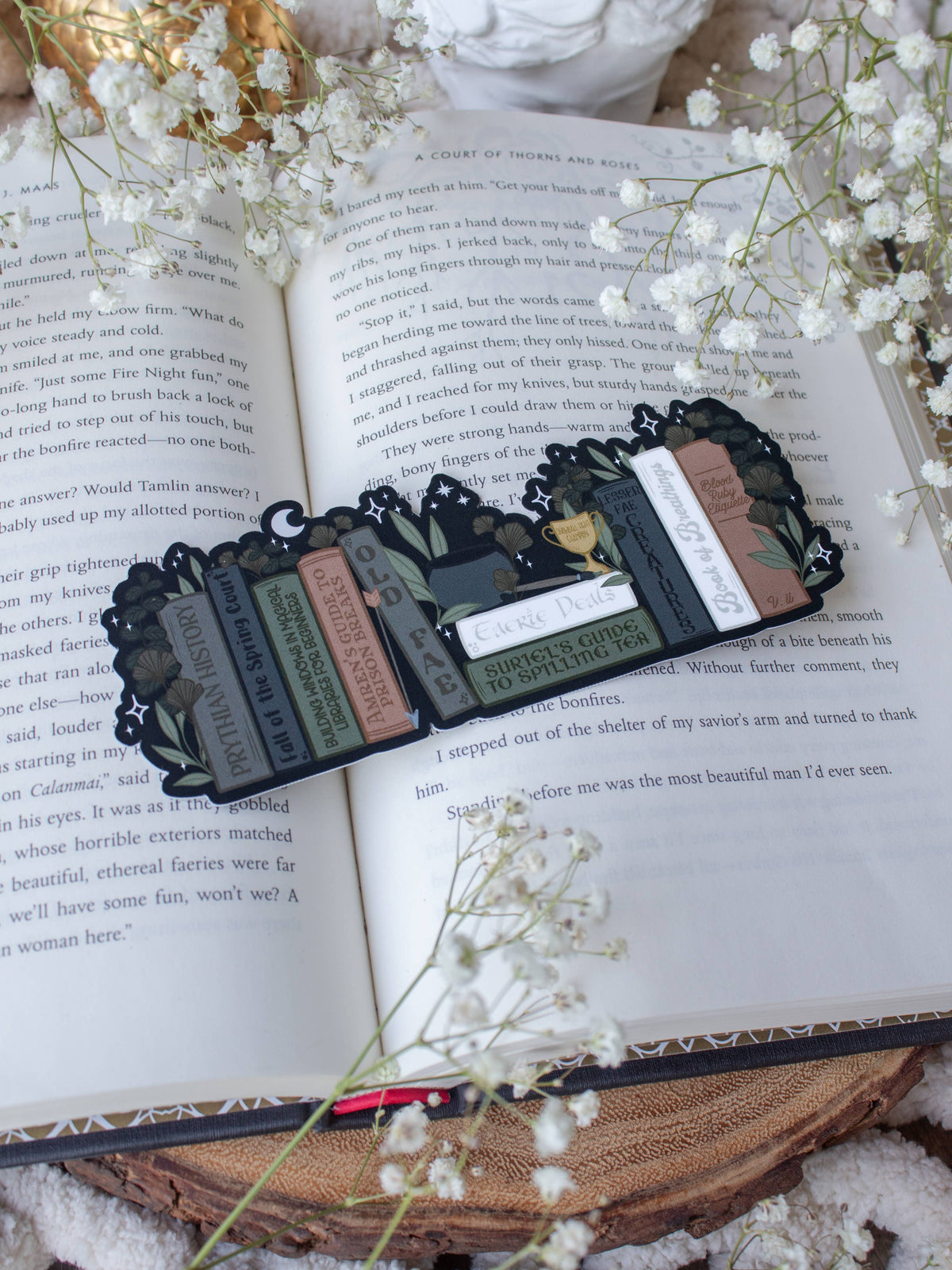 Freedom Bookmarks Feyre's Bookshelf ACOTAR Bookmark, A Court of Thorns & Roses – Freedom ...
