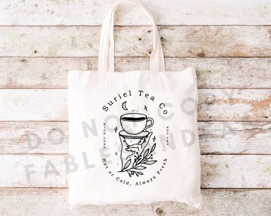Suriel Tea Co ACOTAR Book Inspired Tote Bag