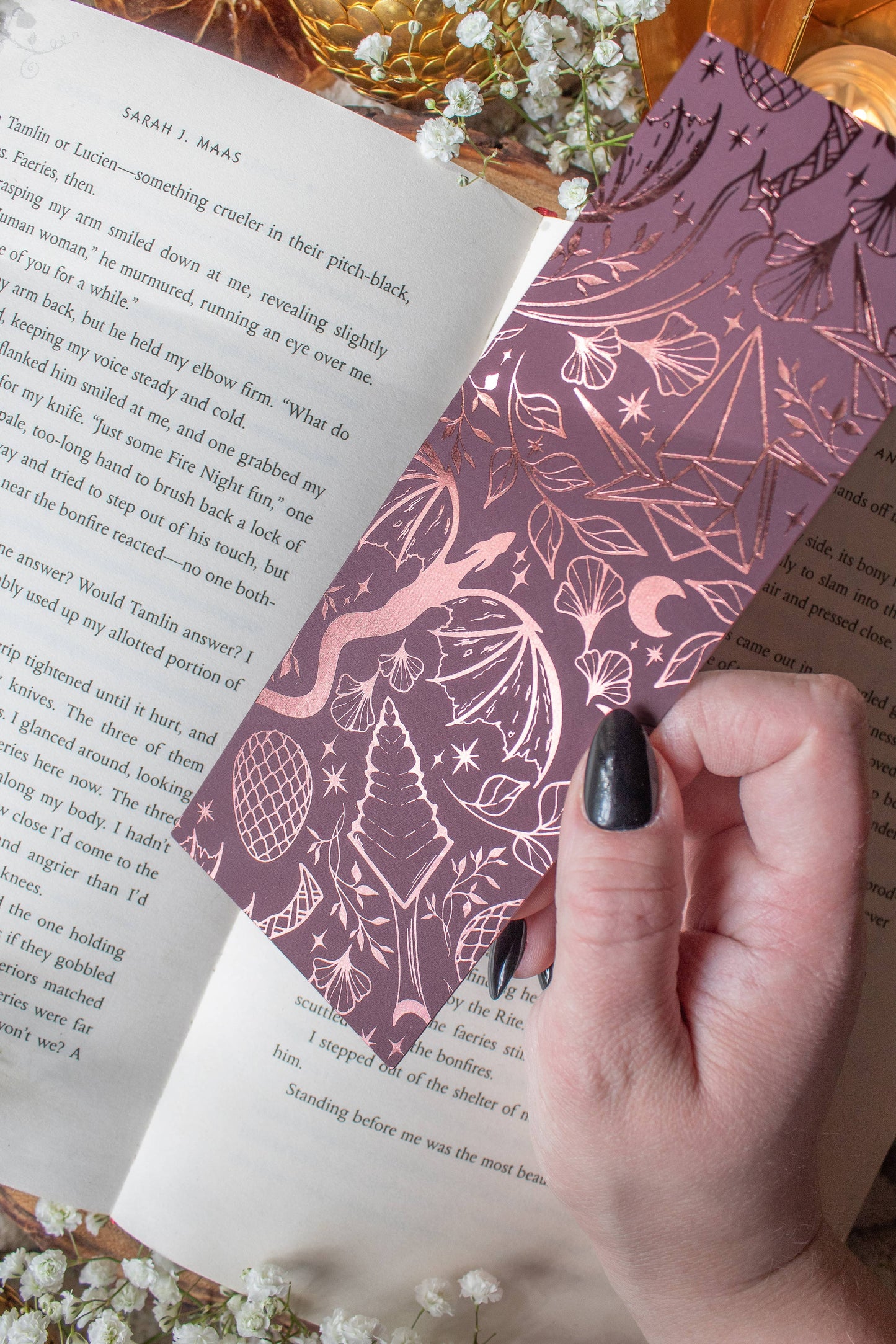 When The Moon Hatched Foil Bookmark