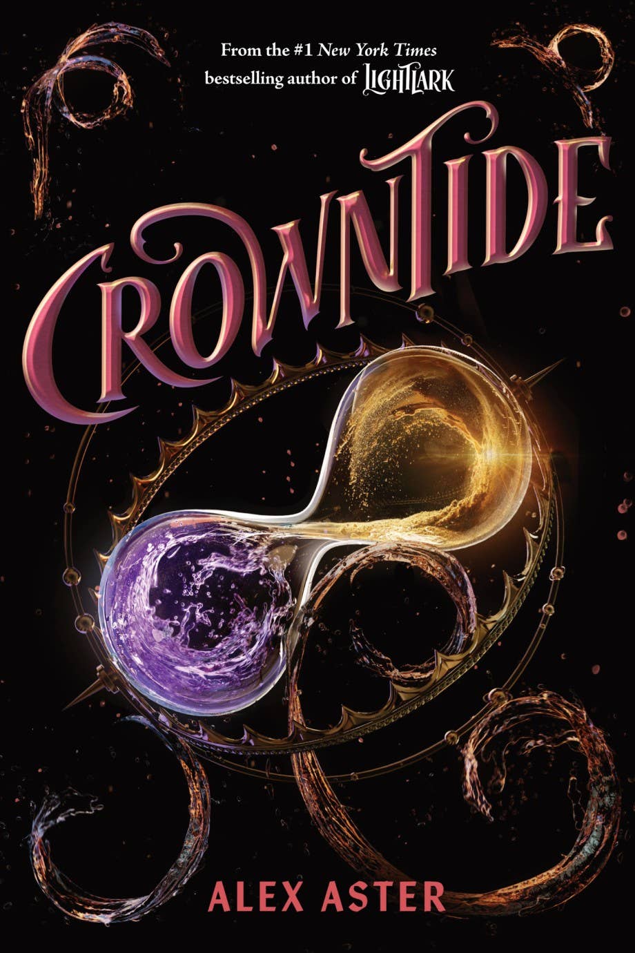Book cover of 'Crown tide' with stylized design and title