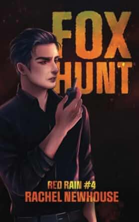 Book cover of 'Fox Hunt' by Rachel Newhouse featuring a person holding an apple.
