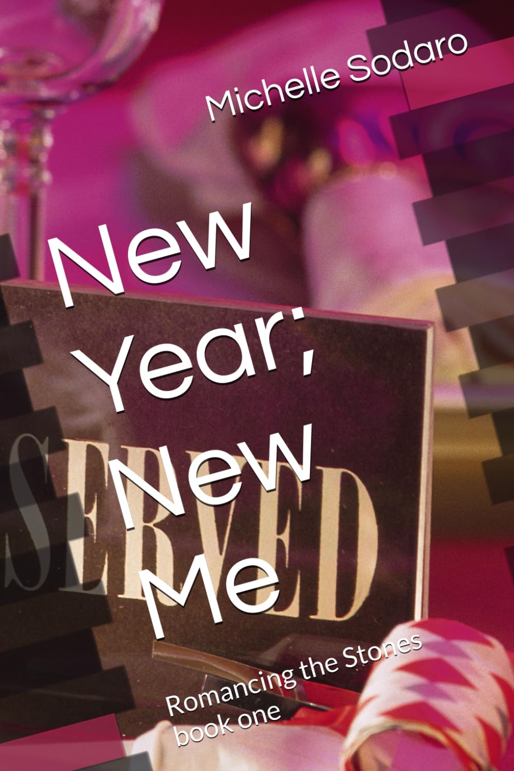 Book cover of 'New Year, New Me' by Michelle Sodaro with a blurred background