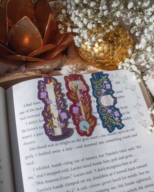 Regency Era Romance Magnetic Bookmarks | Set of 3