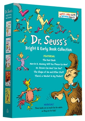 Dr. Seuss Bright & Early Book Boxed Set Collection: The Foot Book; Marvin K. Mooney Will You Please Go Now!; Mr. Brown Can Moo! Can You?, the Shape of by Dr Seuss