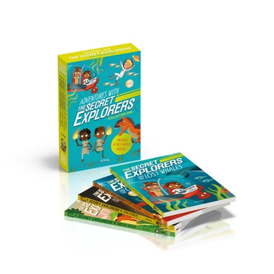 Adventures with the Secret Explorers: Collection One: 4-Book Box Set of Educational Fiction Chapter Books Books by King, SJ