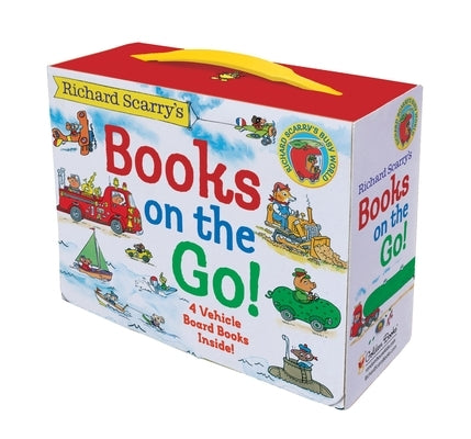 Richard Scarry's Books on the Go: 4 Board Books by Scarry, Richard