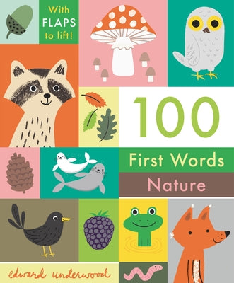 100 First Words: Nature: With Flaps to Lift by Underwood, Edward