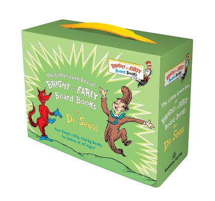 Little Green Boxed Set of Bright and Early Board Books: Fox in Socks; Mr. Brown Can Moo! Can You?; There's a Wocket in My Pocket!; Dr. Seuss's ABC by Dr Seuss