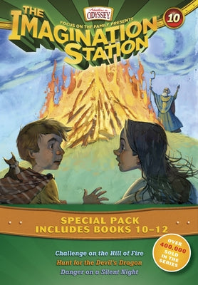 Imagination Station Books 3-Pack: Challenge on the Hill of Fire / Hunt for the Devil's Dragon / Danger on a Silent Night by Hering, Marianne