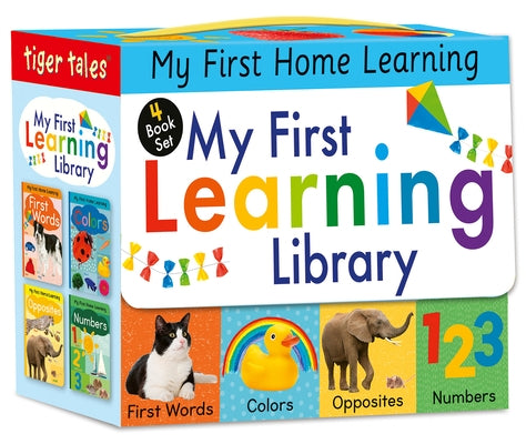 My First Learning Library 4-Book Boxed Set: Includes First Words, Colors, Opposites, and Numbers by Crisp, Lauren